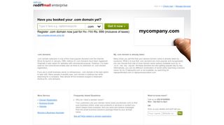 Buy Domain Name: Cheap Domain Registration, Book .com Domain