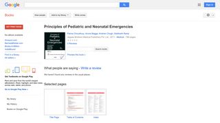 Principles of Pediatric and Neonatal Emergencies