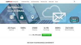 Rediffmail Enterprise: Business Email | Company Email | Providers ...