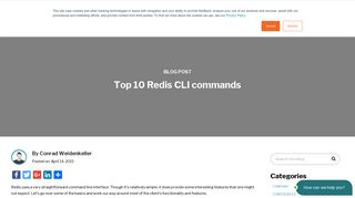 Top 10 Redis CLI commands | ObjectRocket
