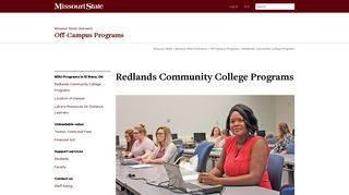 Redlands Community College Programs - Off-Campus Programs ...