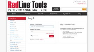 Redline Tools :: Log In