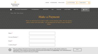 Make a Payment - Redmayne Bentley
