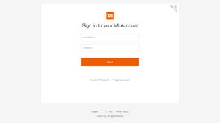 Sign in to your Mi Account - Mi Account - Sign in