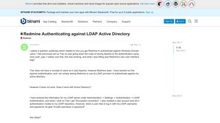 Redmine Authenticating against LDAP Active Directory - Redmine ...