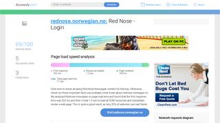 Access rednose.norwegian.no. Red Nose - Login