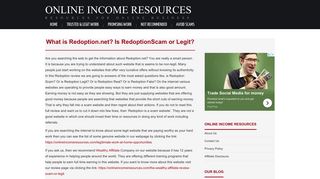 What is Redoption.net? Is Redoption Scam or Legit? - Online Income ...