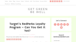 Target's RedPerks Loyalty Program - Can You Get It Yet? - Get Green ...