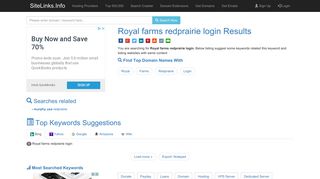 Royal farms redprairie login Results For Websites Listing - SiteLinks.Info