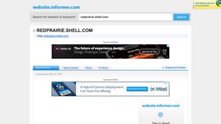 redprairie.shell.com at Website Informer. Visit Redprairie Shell.