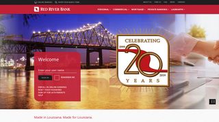 Red River Bank - Made in Louisiana. Made for Louisiana.