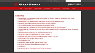 Email | Red Shift Internet Services