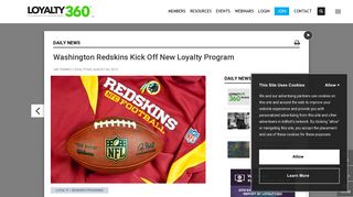 Washington Redskins Kick Off New Loyalty Program - Loyalty360 ...