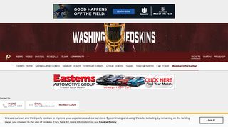 Redskins Ticket Member Information | Washington Redskins ...