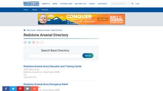Redstone Arsenal Directory | Military.com
