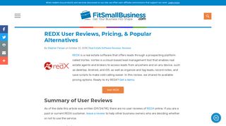 REDX User Reviews, Pricing, & Popular Alternatives - Fit Small Business