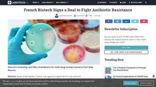 Deinove and Redx Sign a Deal to Fight Antibiotic Resistance - Labiotech