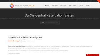 SynXis Central Reservation System, SynXis CRS , Booking Engine