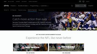NFL RedZone and NFL Network | Xfinity