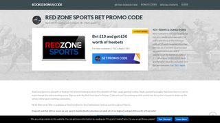 Red Zone Sports Bet Promo Code 2019 | Bet Bonus