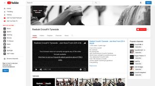 Reebok CrossFit Tyneside - YouTube