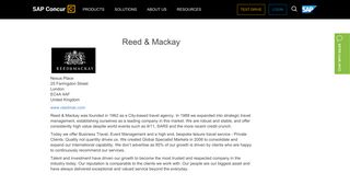 Reed & Mackay - SAP Concur