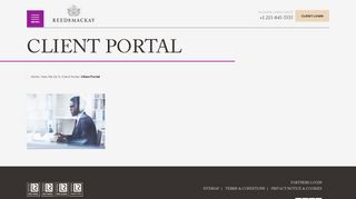 Client Portal | Corporate travel management company | Reed & Mackay