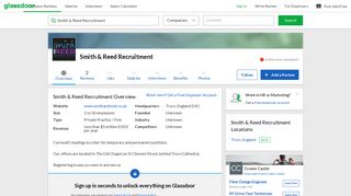 Working at Smith & Reed Recruitment | Glassdoor