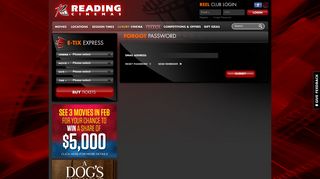 Forgot Your Reel Club Password - Loyalty | Reading Cinemas AU ...