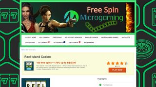 Reel Island Casino | 100 free spins + 200% bonus up to £700 | Review