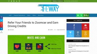 Refer Your Friends to Zoomcar and Earn Driving Credits – Zoomcar