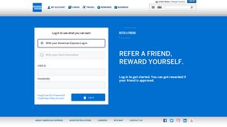 Refer a Friend - Credit Card Referral Program | American Express