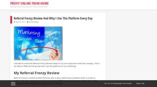 Referral Frenzy Review And Why I Use This Platform Every Day - Profit ...