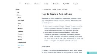 How to Create a Referral Link - iocom