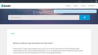 What is a Referral Code? - Refer-a-Friend Program - Dynadot.com