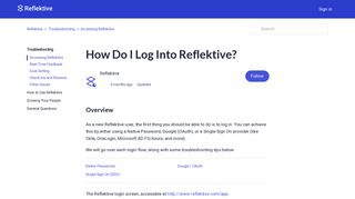 How Do I Log Into Reflektive? – Reflektive