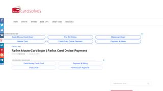 Reflex MasterCard login | Reflex Card Online Payment - Cardsolves.com
