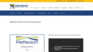 Reflexion Total Control End User Guide - Netgain Networks