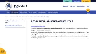 Reflex Math - Students - Buffalo Public Schools