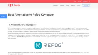 Best Alternative to refog Keylogger - Spyzie