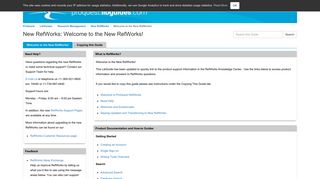 Welcome to the New RefWorks! - New RefWorks - LibGuides at ...