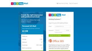 Welcome to 123-reg Webmail | Webmail log in | 123-reg