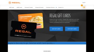 Discount Tickets & Gift Cards | Regal Corporate Box Office