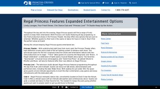 Regal Princess Features Expanded Entertainment Options - Princess ...