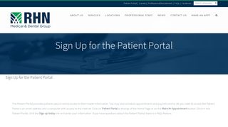 Sign Up for the Patient Portal | RHN | Regence Health Network