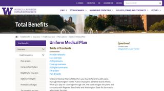 Uniform Medical Plan | Total Benefits