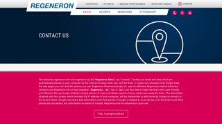 Contact Us | Regeneron Information - Regeneron Pharmaceuticals