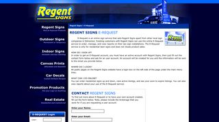 Regent Signs E-Request