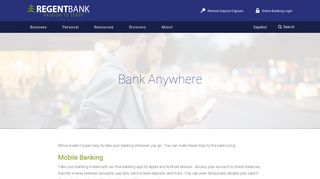 Bank Anywhere › Regent Bank