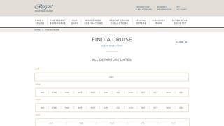 Find a Cruise | Regent Seven Seas Cruises